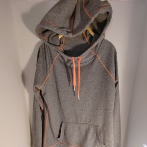 Avia Estilo Gray Pullover Hoodie Size M Kangaroo Pockets